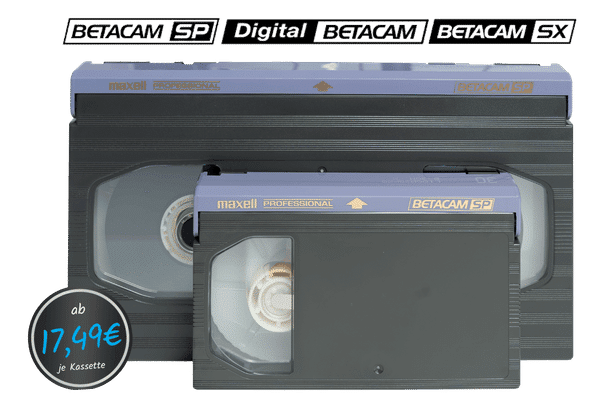 Betacam SP-Kassetten